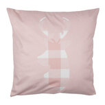 Clayre & Eef | Kussenhoes Roze Wit 45x45 cm | SWC20 Clayre & Eef | Kussenhoes Roze Wit 45x45 cm | SWC20