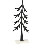 Dekoratief | Deco boompje op voet, zwart/wit, aluminium/marmer, 16x5x39cm | A238317 Dekoratief | Deco boompje op voet, zwart/wit, aluminium/marmer, 16x5x39cm | A238317