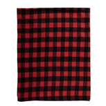 Clayre & Eef | Plaid Rood, Zwart 130x170 cm | KT060.145 Clayre & Eef | Plaid Rood, Zwart 130x170 cm | KT060.145