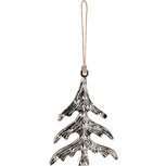 Dekoratief | Hanger boompje, zilver, aluminium, 8x1x11cm | A238304 Dekoratief | Hanger boompje, zilver, aluminium, 8x1x11cm | A238304