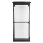 Clayre & Eef | Vitrinekast Zwart 31x21x70 cm | 50702