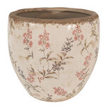 Clayre & Eef | Bloempot Binnen Beige Roze ø 18x17 cm | 6CE1615L Clayre & Eef | Bloempot Binnen Beige Roze ø 18x17 cm | 6CE1615L