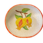 Mozaïek schaal salade Granaatappel wit oranje 29 x 26 cm| LA26 | Piccobella Mozaïek schaal salade Granaatappel wit oranje 29 x 26 cm| LA26 | Piccobella