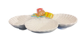 4 vaks Bonbons / Snoepschaal wit cadeautjes 35 x 26 cm| LA09 | Piccobella 4 vaks Bonbons / Snoepschaal wit cadeautjes 35 x 26 cm| LA09 | Piccobella