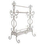 Clayre & Eef | Handdoekhouder Wit 65x40x93 cm | 5Y0313