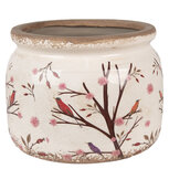 Clayre & Eef | Bloempot Binnen Beige Bruin ø 20x15 cm | 6CE1642L Clayre & Eef | Bloempot Binnen Beige Bruin ø 20x15 cm | 6CE1642L