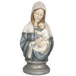 Clayre & Eef | Kerstdecoratie Beeld Maria Blauw, Beige 19x15x39 cm | 6PR0650 Clayre & Eef | Kerstdecoratie Beeld Maria Blauw, Beige 19x15x39 cm | 6PR0650