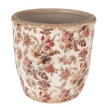 Clayre & Eef | Bloempot Binnen Beige Roze ø 16x16 cm | 6CE1649L Clayre & Eef | Bloempot Binnen Beige Roze ø 16x16 cm | 6CE1649L