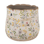 Clayre & Eef | Bloempot Binnen Beige Geel ø 18x16 cm | 6CE1610M Clayre & Eef | Bloempot Binnen Beige Geel ø 18x16 cm | 6CE1610M