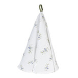 Clayre & Eef | Theedoek Beige Groen ø 80 cm | OLF48 Clayre & Eef | Theedoek Beige Groen ø 80 cm | OLF48