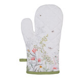 Clayre & Eef | Ovenwant Wit Groen 18x30 cm | WFF44 Clayre & Eef | Ovenwant Wit Groen 18x30 cm | WFF44