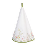 Clayre & Eef | Theedoek Wit, Groen ø 80 cm | WFF48 Clayre & Eef | Theedoek Wit, Groen ø 80 cm | WFF48