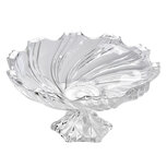 Clayre & Eef | Serveerschaal Transparant ø 38x21 cm | 6GL4433 Clayre & Eef | Serveerschaal Transparant ø 38x21 cm | 6GL4433