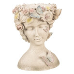 Clayre & Eef | Bloempot Binnen Grijs 20x18x26 cm | 6PR3895 Clayre & Eef | Bloempot Binnen Grijs 20x18x26 cm | 6PR3895