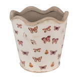 Clayre & Eef | Bloempot Binnen Beige ø 19x18 cm | 6CE1664L Clayre & Eef | Bloempot Binnen Beige ø 19x18 cm | 6CE1664L