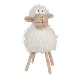 Clayre & Eef | Decoratie Schaap Wit 16x16x30 cm | 65274 Clayre & Eef | Decoratie Schaap Wit 16x16x30 cm | 65274