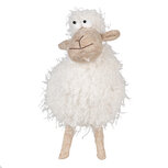 Clayre & Eef | Decoratie Schaap Wit 12x12x25 cm | 65273 Clayre & Eef | Decoratie Schaap Wit 12x12x25 cm | 65273