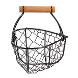 Clayre & Eef | Mandje Zwart Bruin 17x17x19 cm | 6Y5485 Clayre & Eef | Mandje Zwart Bruin 17x17x19 cm | 6Y5485