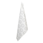 Clayre & Eef | Theedoek Wit Grijs 50x70 cm | LGD42 Clayre & Eef | Theedoek Wit Grijs 50x70 cm | LGD42