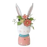 Clayre & Eef | Bloempot Wit Roze 29x19x62 cm | 5Y1214 Clayre & Eef | Bloempot Wit Roze 29x19x62 cm | 5Y1214