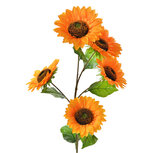 Clayre & Eef | Kunstbloem Geel Groen 18x18x99 cm | 5PL0086 Clayre & Eef | Kunstbloem Geel Groen 18x18x99 cm | 5PL0086