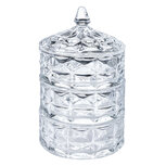 Clayre & Eef | Bonbonniere met deksel Transparant ø 13x23 cm | 6GL4876 Clayre & Eef | Bonbonniere met deksel Transparant ø 13x23 cm | 6GL4876