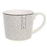 Clayre & Eef | Mok Wit 12x8x7 cm / 275 ml | 6CEMU0143 Clayre & Eef | Mok Wit 12x8x7 cm / 275 ml | 6CEMU0143