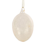 Clayre & Eef | Decoratie Hanger ei Geel ø 6x10 cm | 6GL4448 Clayre & Eef | Decoratie Hanger ei Geel ø 6x10 cm | 6GL4448