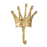 Clayre & Eef | Wandhaak Goudkleurig 11x3x18 cm | 6Y5548