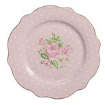 Clayre & Eef | Servies Ontbijtbord Roze ø 20x2 cm | SWRDP-1 Clayre & Eef | Servies Ontbijtbord Roze ø 20x2 cm | SWRDP-1