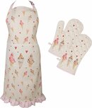 Clayre & Eef |Keukenset 3 delig Beige | FAS Keukenset Clayre & Eef |Keukenset 3 delig Beige | FAS Keukenset