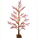 Dekoratief | Decoratieboom 'Red Berry', 72 LED, 120cm | A245002 Dekoratief | Decoratieboom 'Red Berry', 72 LED, 120cm | A245002