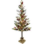 Dekoratief | Decoratieboom 'Canadian Berry', 60 LED, 150cm | A245006 Dekoratief | Decoratieboom 'Canadian Berry', 60 LED, 150cm | A245006