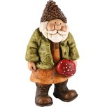 Dekoratief | Herfstman m/paddenstoel, oranje/groen, magnesium, 20x16x36cm | A245020 Dekoratief | Herfstman m/paddenstoel, oranje/groen, magnesium, 20x16x36cm | A245020