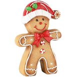 Dekoratief | Cookie m/stirkje, bruin/rood, magnesium, 22x9x34cm | A245029 Dekoratief | Cookie m/stirkje, bruin/rood, magnesium, 22x9x34cm | A245029