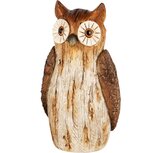Dekoratief | Uiltje 'Gerrit', bruin, resina, 6x5x12cm | A245133 Dekoratief | Uiltje 'Gerrit', bruin, resina, 6x5x12cm | A245133