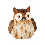 Dekoratief | Uiltje 'Gerrit', bruin, resina, 7x6x8cm | A245134 Dekoratief | Uiltje 'Gerrit', bruin, resina, 7x6x8cm | A245134
