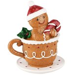 Dekoratief | Cookie in kopje, resina, 8x7x10cm | A245176 Dekoratief | Cookie in kopje, resina, 8x7x10cm | A245176