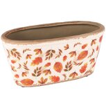 Dekoratief | Bloempot ovaal 'Fall Festivity', keramiek, 27x13x14cm | A245321 Dekoratief | Bloempot ovaal 'Fall Festivity', keramiek, 27x13x14cm | A245321
