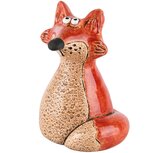 Dekoratief | Vosje zittend, oranje, keramiek, 12x11x17cm | A245419 Dekoratief | Vosje zittend, oranje, keramiek, 12x11x17cm | A245419