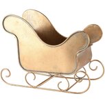 Dekoratief | Slee goud, metaal, 36x15x27cm | A245461 Dekoratief | Slee goud, metaal, 36x15x27cm | A245461