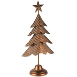 Dekoratief | Deco boom op voet, brons, metaal, 28x15x56cm | A245467 Dekoratief | Deco boom op voet, brons, metaal, 28x15x56cm | A245467