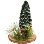 Dekoratief | Tafelstukje m/Kegel vormtje, groen/naturel, 15x15x20cm | A245533 Dekoratief | Tafelstukje m/Kegel vormtje, groen/naturel, 15x15x20cm | A245533