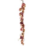 Dekoratief | Deco slinger m/rozen, roze, pvc, 152cm | A245561 Dekoratief | Deco slinger m/rozen, roze, pvc, 152cm | A245561