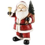Dekoratief | Santa staand m/bel, resina, 14x10x22cm | A245647 Dekoratief | Santa staand m/bel, resina, 14x10x22cm | A245647