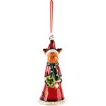 Dekoratief | Hanger Rudolf m/boompje, dolomiet, LED, 5x5x13cm | A245757 Dekoratief | Hanger Rudolf m/boompje, dolomiet, LED, 5x5x13cm | A245757