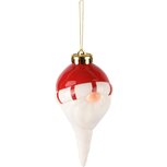 Dekoratief | Hanger kerstman, rood/wit, keramiek, 6x7x13cm | A245796 Dekoratief | Hanger kerstman, rood/wit, keramiek, 6x7x13cm | A245796