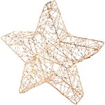 Dekoratief | Deco ster m/draadjes, goud, LED, 30x30x10cm | A245868 Dekoratief | Deco ster m/draadjes, goud, LED, 30x30x10cm | A245868