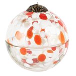 Dekoratief | Kerstbal pot 'Blurred Terra', glas, 10x10x11cm | A248023 Dekoratief | Kerstbal pot 'Blurred Terra', glas, 10x10x11cm | A248023