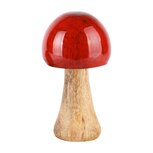 Dekoratief | Paddenstoel 'Bright Red', hout/enamel, 5x5x10cm | A248110 Dekoratief | Paddenstoel 'Bright Red', hout/enamel, 5x5x10cm | A248110
